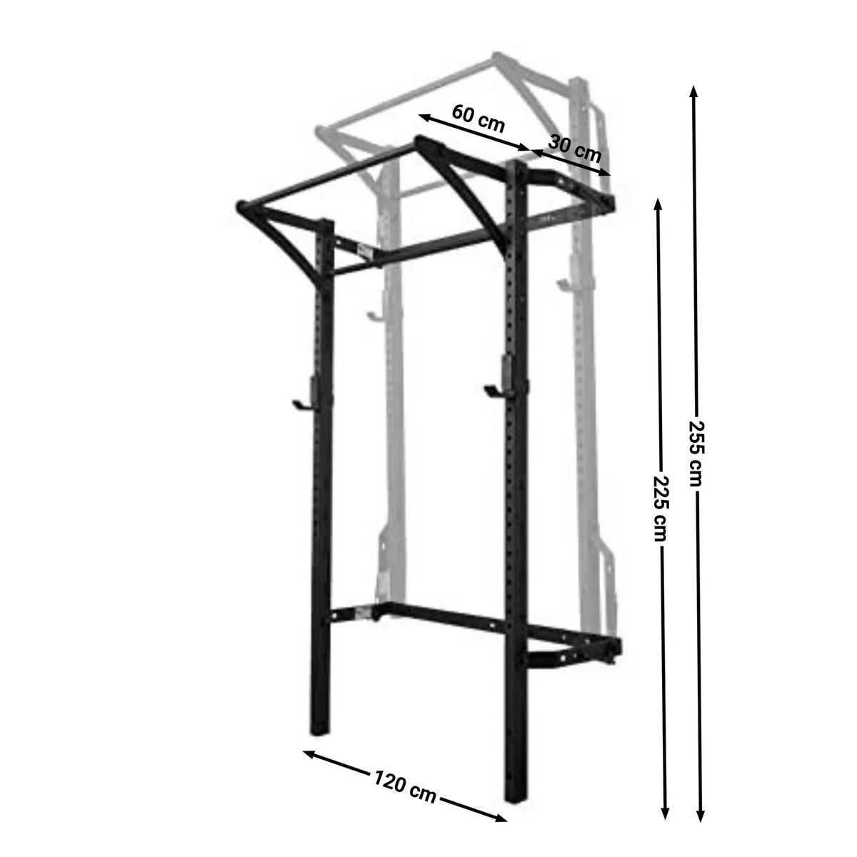 Transparent Squat Rack Foldable Squat Rack – PRODKT