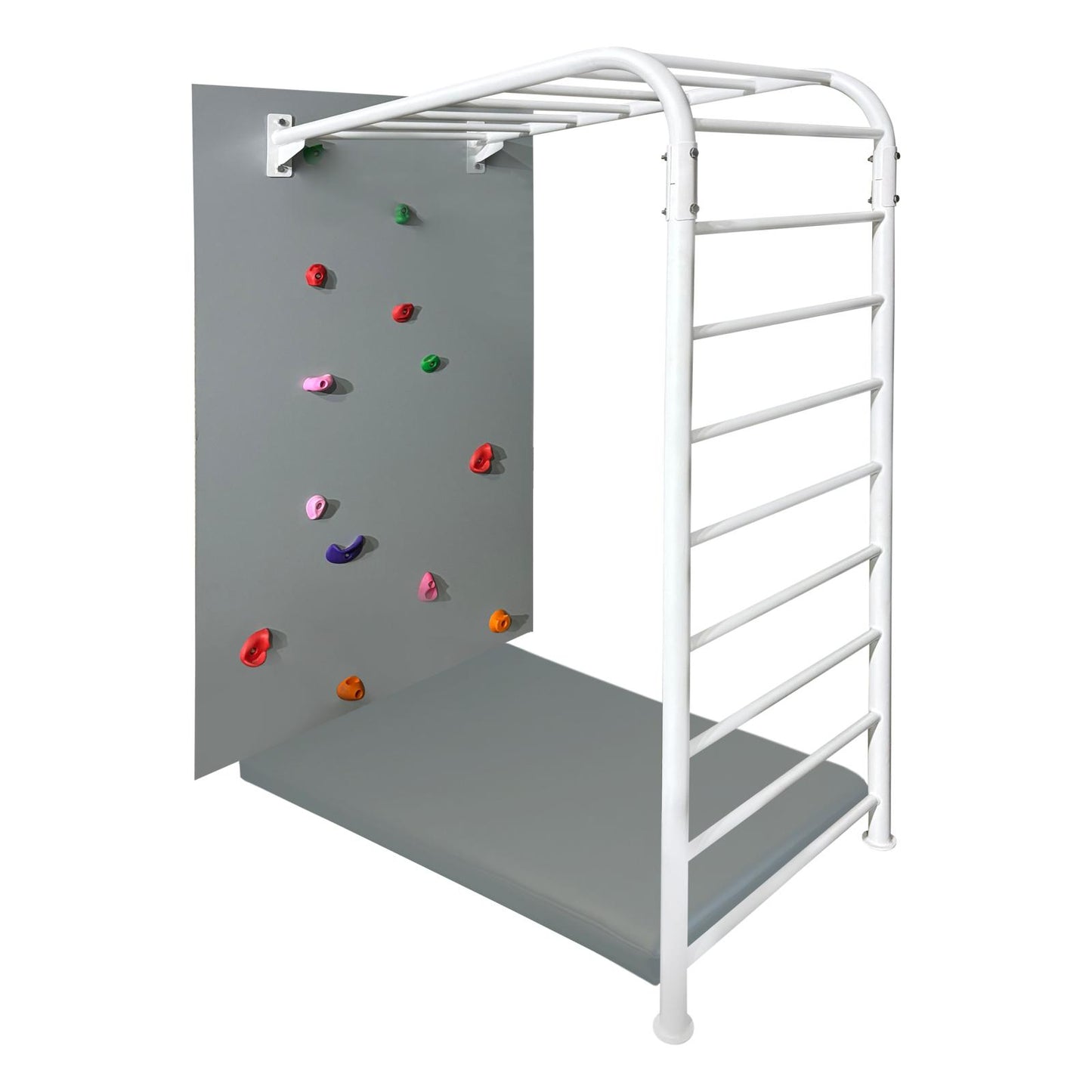 Monkey bar with climbing wall - straight